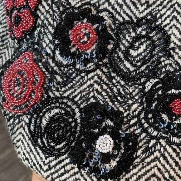 COPY - Embroidered Wool Coat Size XL - Picture 12 of 14